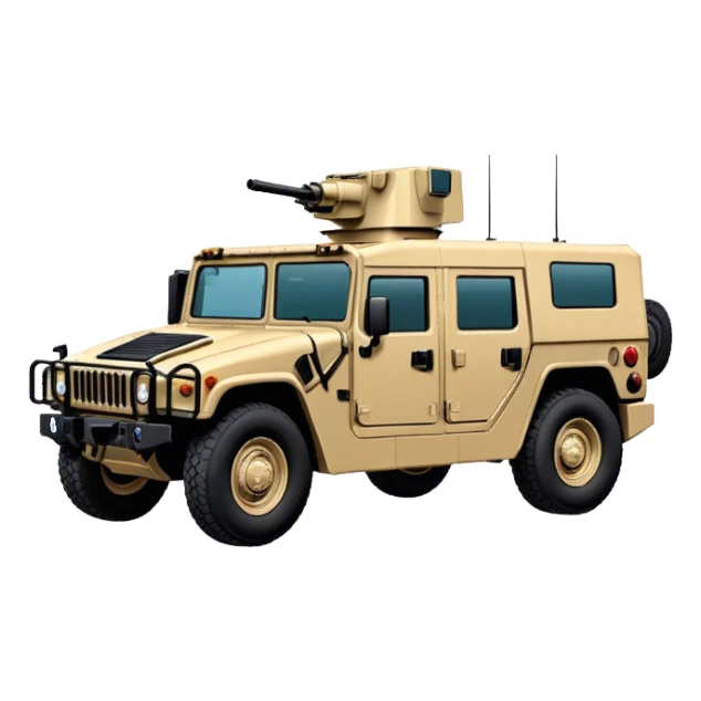 Humvee (HMMWV) (sand colour) sticker