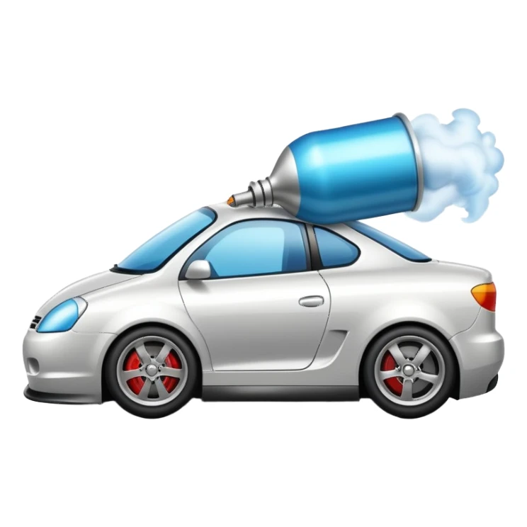 Car with nos sticker