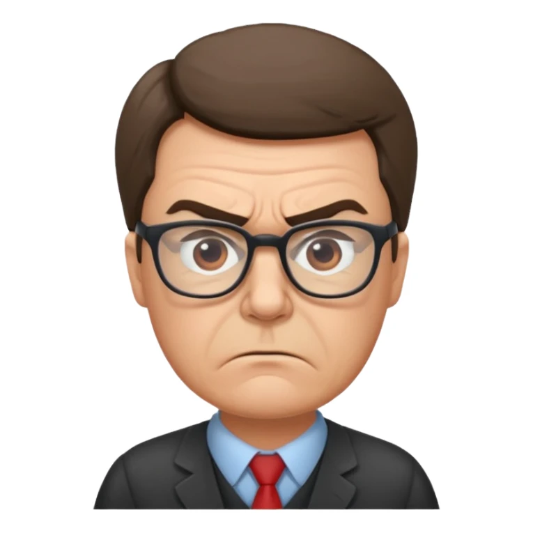 an angry teacher sticker