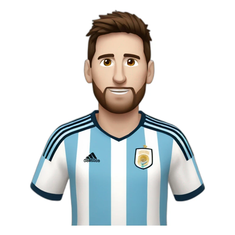 Messi-playing-for-argentina sticker