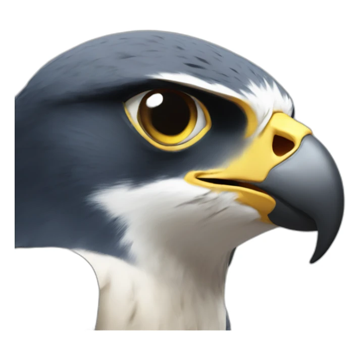 peregrine falcon crying sticker