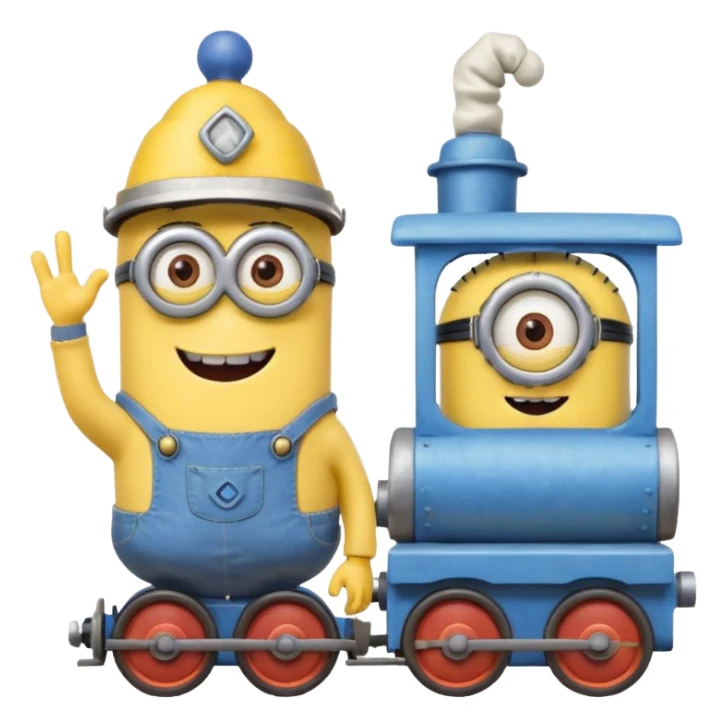 Minion🎂Bob esponja🚂 sticker