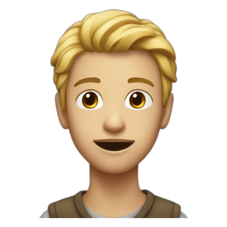 Main sur la bouche sticker