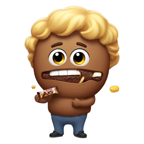 Rod Wave eating a candy bar, make him fatter sticker