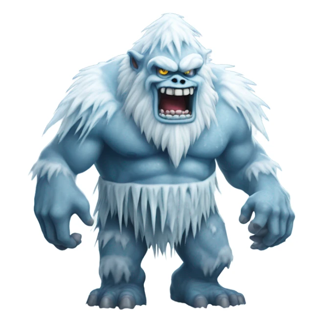Giant ice troll walking sticker