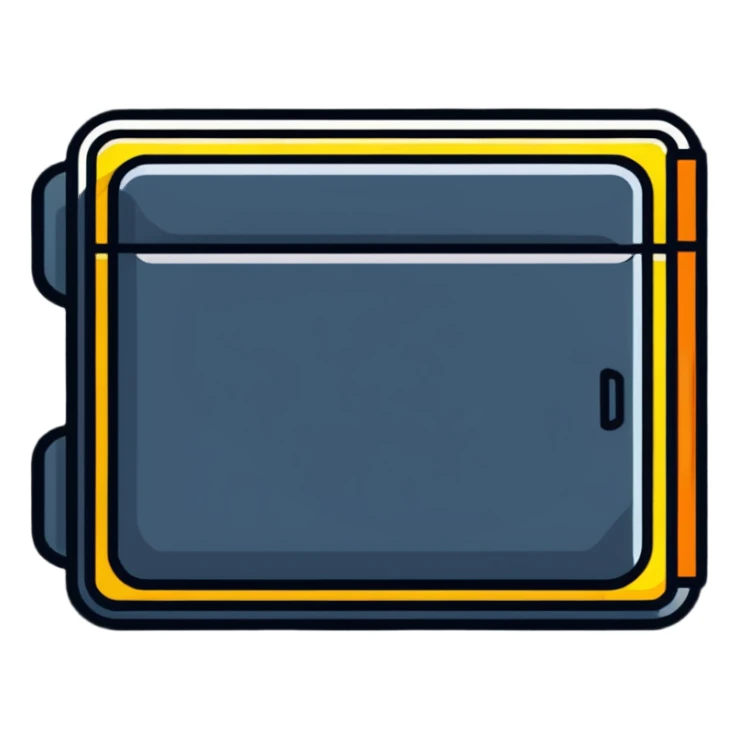 a wallet turned upside down with nothing falling out sticker