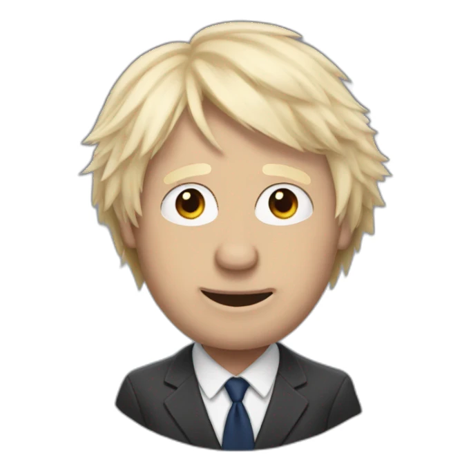 boris johnson's fursona sticker