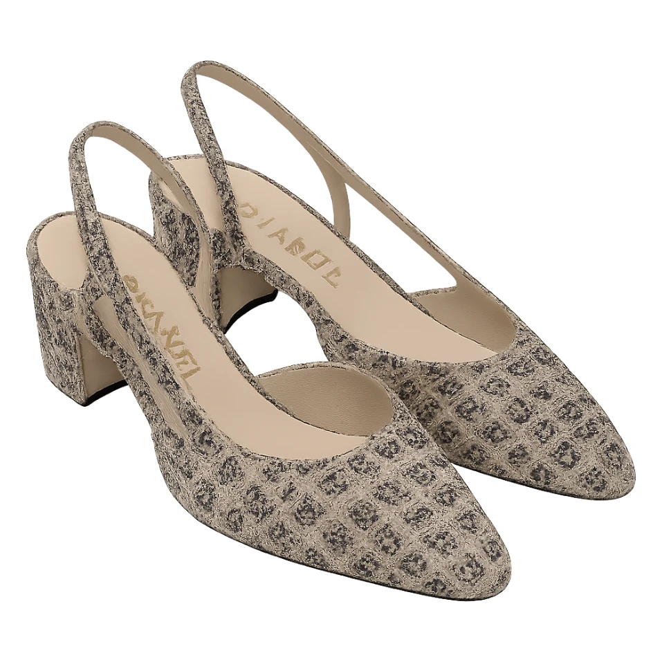 
Chanel tweed shoes, remove background sticker