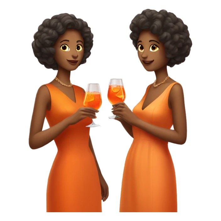 Three ladys drinking aperol spritz sticker