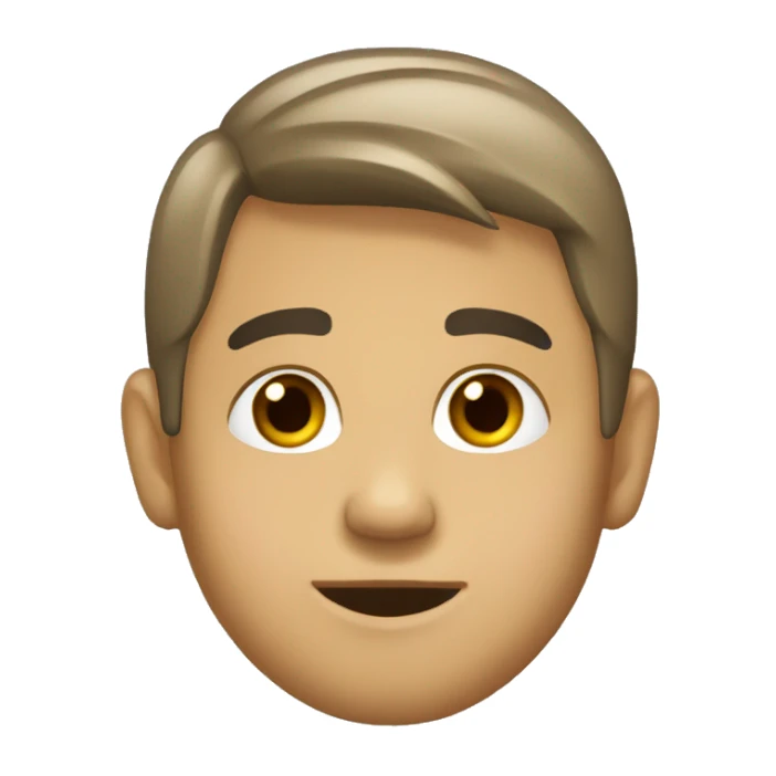 Cara (rostro) de un chico sticker