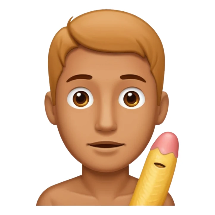 Guy with penis  sticker