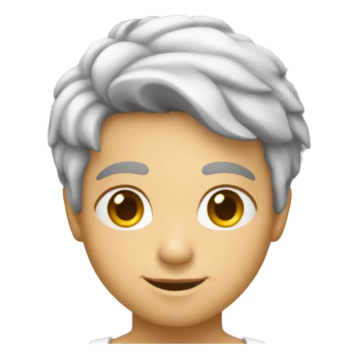 Coração branco pequeno sticker