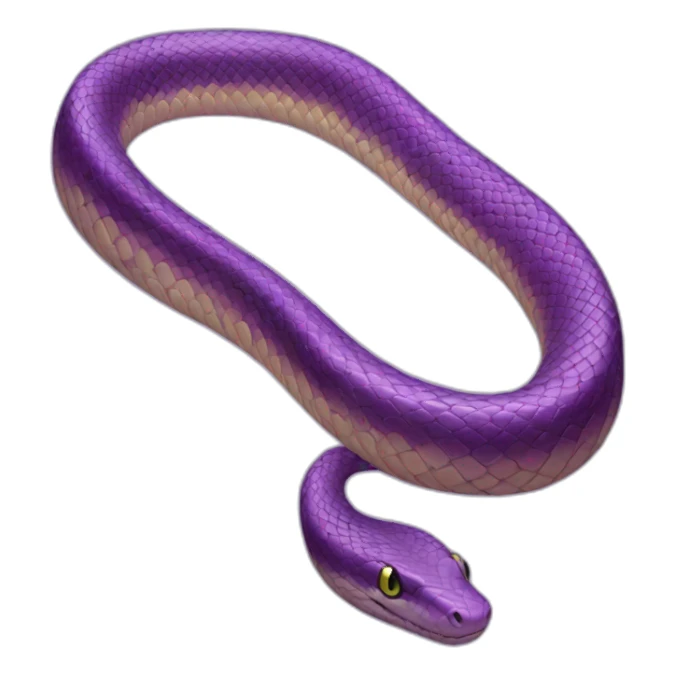 purple-snake sticker