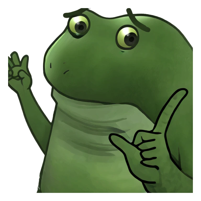 hand making the West Coast gesture sticker