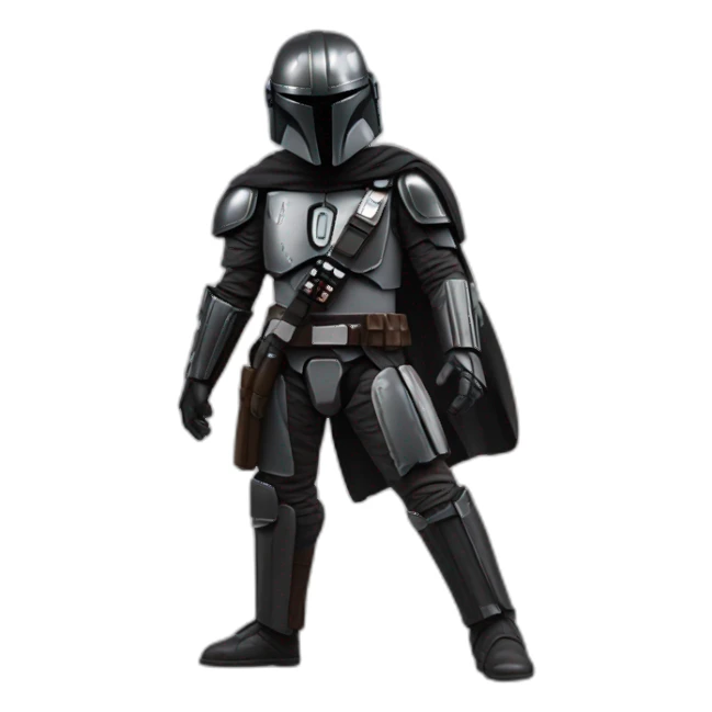 Mandalorian as vader sticker