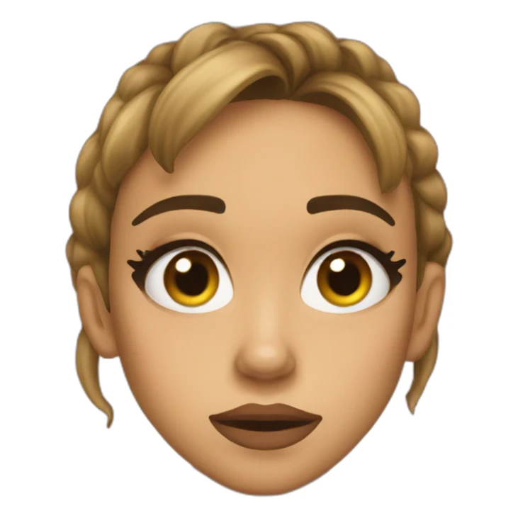 Nervous Jessica Alba sticker