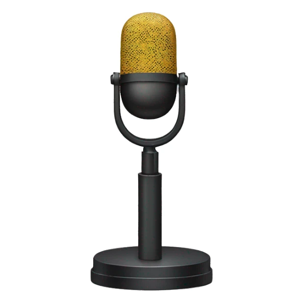 podium mic sticker