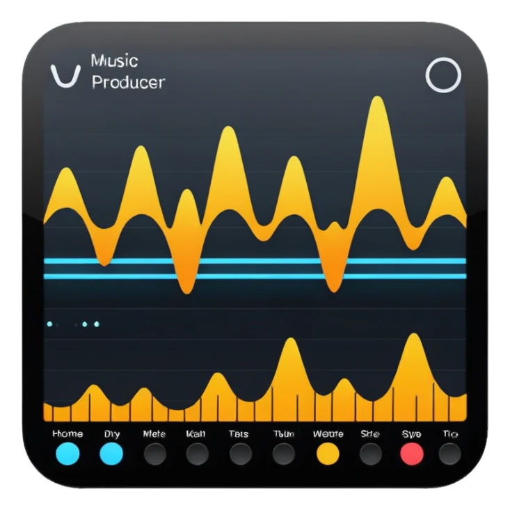 a music producer app sticker