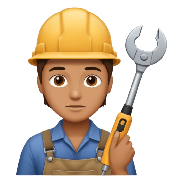 person Repairing a tool sticker