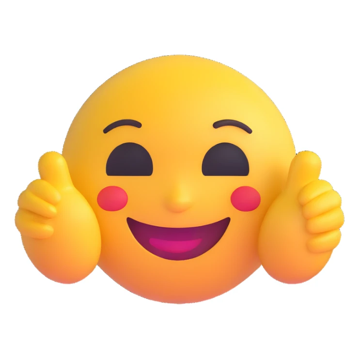 smiling face emoji sticker