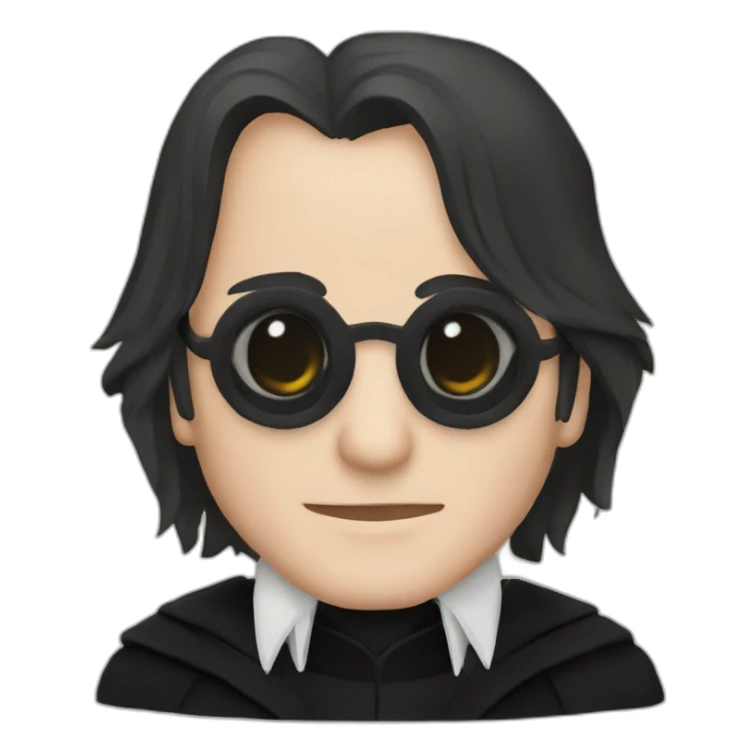 elegant severus snape alan rickman sticker