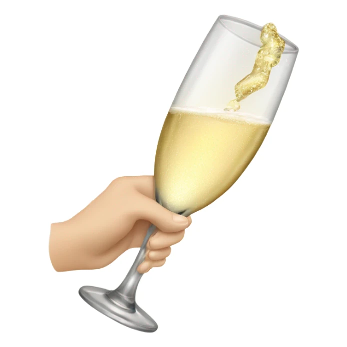 champagne toast sticker