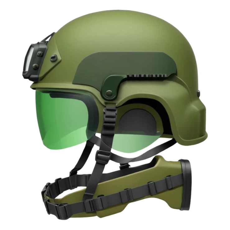 modern military helmet sticker