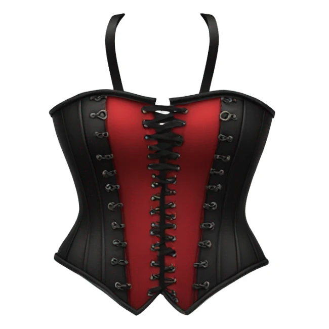 Gothic red corset  sticker