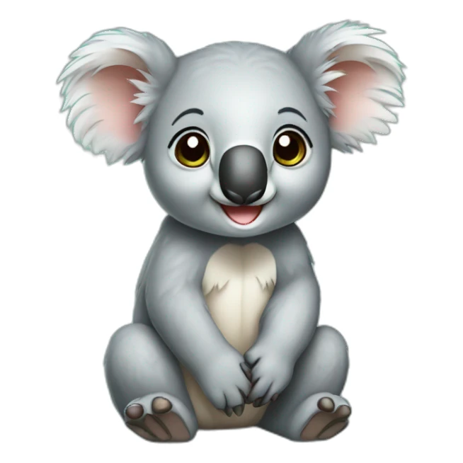 cute baby koala sticker