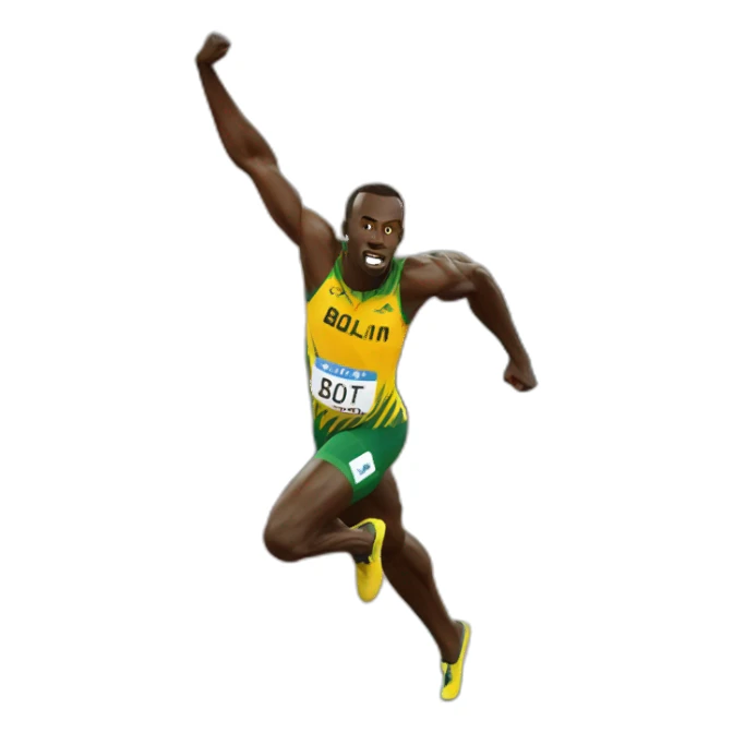 usain bolt sticker