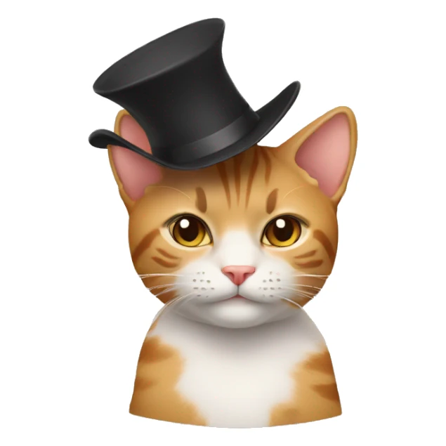 gatto con cappello da cuoco sticker