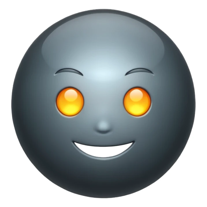 Ein grau leuchtendes A sticker