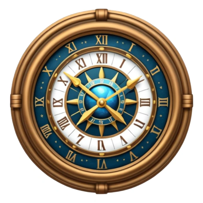 astronomical clock sticker