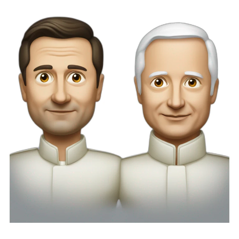 Vladimir Poutine et Volodimir Zelenski sticker