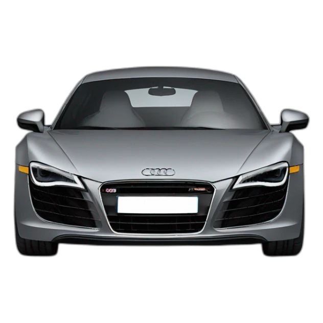 Audi r8 grey side sticker