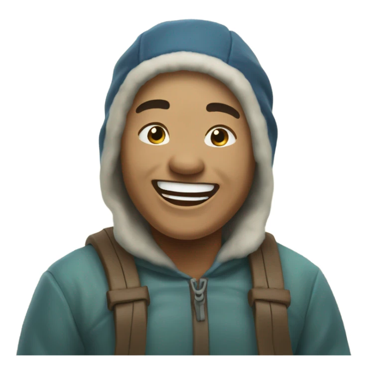 laughing Greenlander sticker