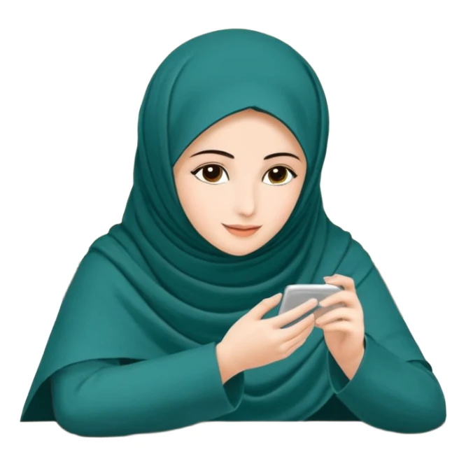 تلفن همراهی که رزو خدمات رو نشون میده sticker