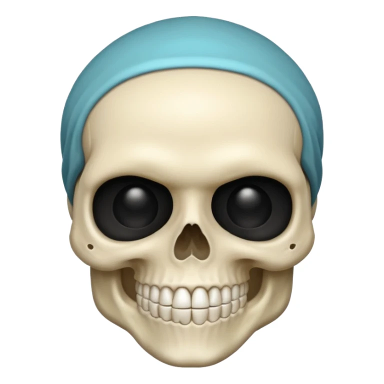 Pregnant skull man emoji sticker