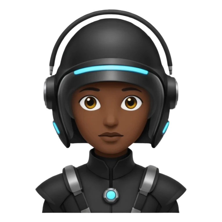 time traveler in black clothes sticker