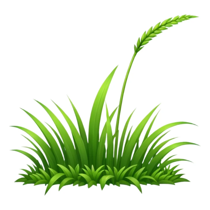 A blade of grass sticker