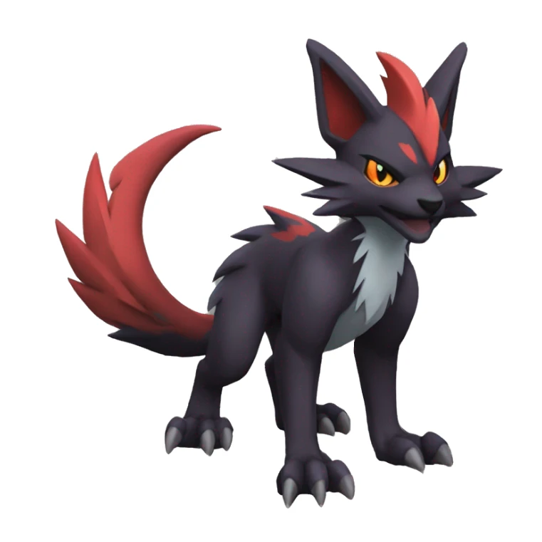 Noivern-Litten-Zoroark full body sticker