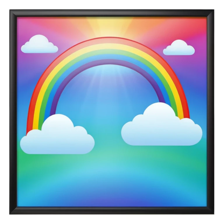 The legend of the rainbow sticker