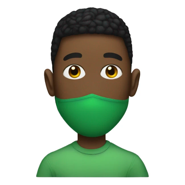 tyler the creator with green skimask anfd no hat sticker