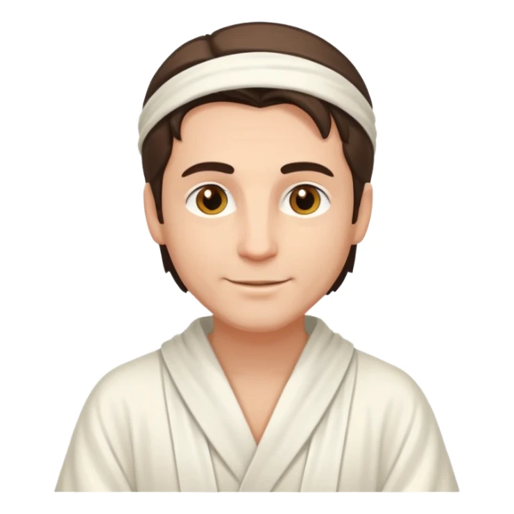 white male spiritual healer sticker