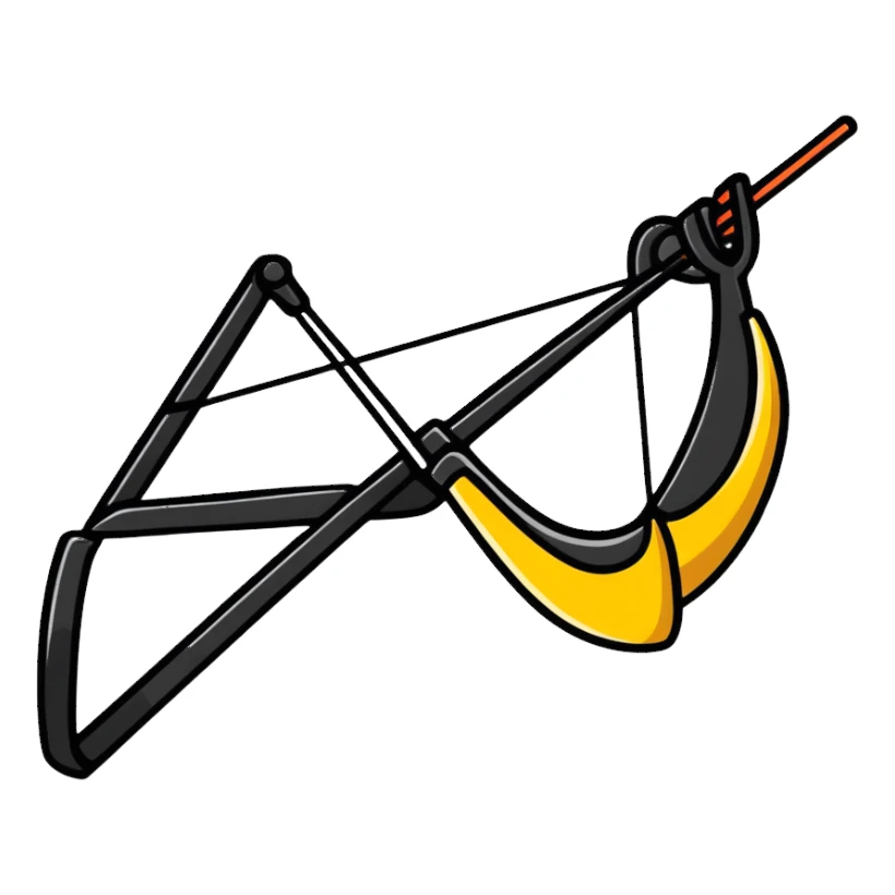 slingshot cartoonish sticker style sticker