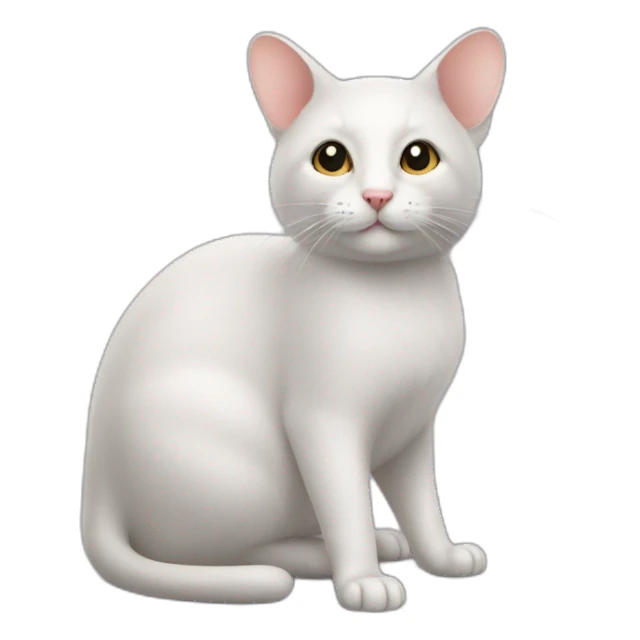 Souris sur un chat sticker