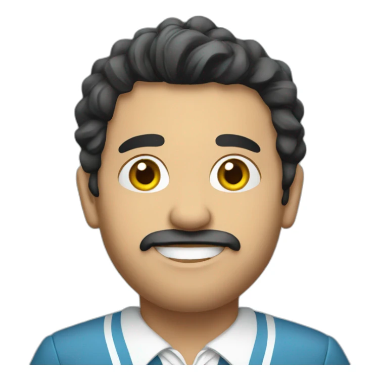 Argentinian in national suit  sticker