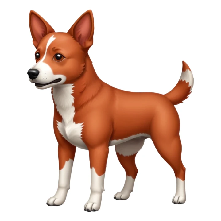 Red heeler ready to play sticker