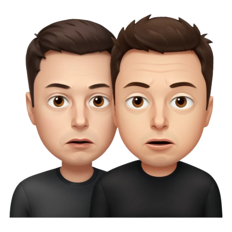 argument between Elon musk and Sam Altman sticker
