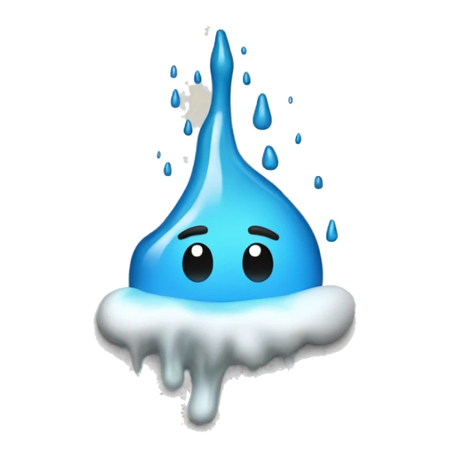 a person melting on the wall sticker